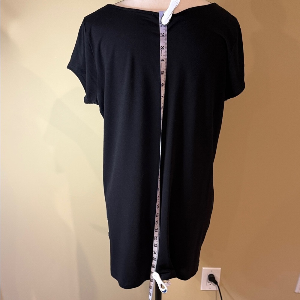 Ricki's Blouse, Abstract Blue and Black, Women's Top Size M - Picture 4 of 9